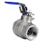 Apollo 1-1/4 in. Stainless Steel FNPT x FNPT Full-Port Ball Valve with Latch Lock Lever 96F10627 - alternate 3